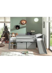 Vipack Spielbett 'Pino', 90x200 cm, grau