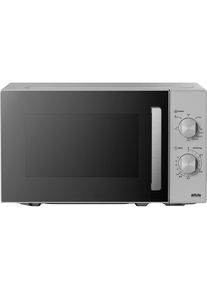 Silva MW-G 25.5 Mikrowelle Silber, Schwarz 700 W, Mikrowelle, Schwarz, Silber