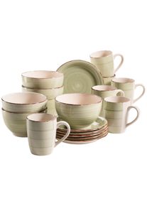 M&auml;ser Fr&uuml;hst&uuml;cksset Lumaca aus Steingut, 18-teilig