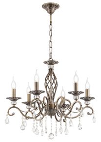 Maytoni Kronleuchte Grace Messingfarben max. 60 Watt