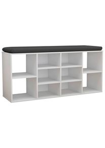 Schuhregal HINSOL Wei&szlig; ca. 104x50x30 cm