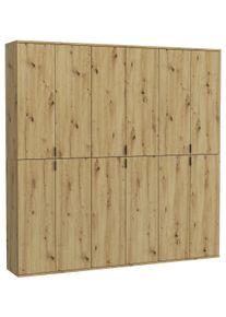 Garderobenschrank Projekt X ca. 183x193 cm Artisan Eiche