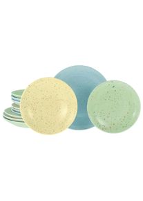 Creatable Tafelservice Confetti Bunt Multicolor, 12-teilig