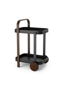 Umbra Servierwagen Schwarz/Walnussfarben