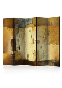 Artgeist Paravent Golden Oddity II Honig/Hellgelb