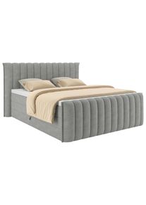 Boxspringbett Lina Grau ca. 200x200cm