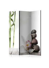 Artgeist Paravent Harmony Gr&uuml;n/Wei&szlig;