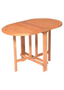 Gartenklapptisch Eukalyptus Natur ca. 120x74x60cm