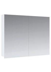 Spiegelschrank Flandu ca. 60x60 cm Wei&szlig;