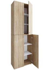 Schuhschrank LONA Sonoma Eiche ca. 70x220x40 cm