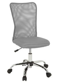 Jugenddrehstuhl Kiddy Net ca. 54x88-98x54 cm Grau