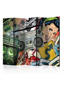 Artgeist Paravent Graffiti Girl II Multicolor