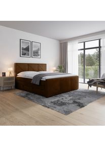 Boxspringbett Bologna ca. 180x200 cm Braun