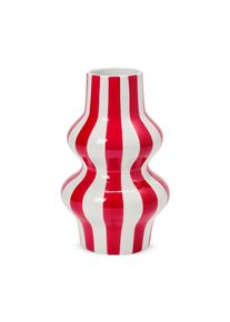Tchibo - Wazon - kolor: czerwony/biały