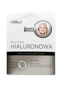 L ́Biotica, Gesichtsmaske, L'BIOTICA Hyaluronic Mask on Fabric - spendet Feuchtigkeit & strafft (23 ml)