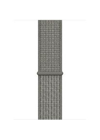 Apple Nike Sportarmband (44 mm, Nylon), Uhrenarmband, Grau