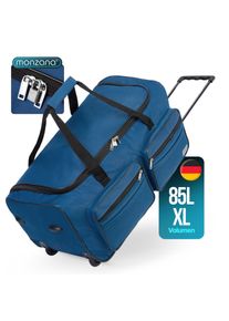 Monzana Saco de viagem com rodas azul 85L