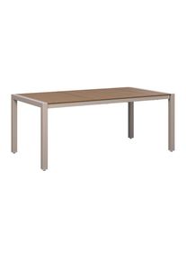 Ambia Garden Gartentisch, Teakfarben, Holz, Metall, Akazie, massiv, rechteckig, eckig, 252x100x188.5 cm, Holzm&ouml;bel, Holztische, Gartentische Holz