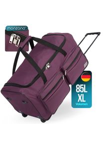 Monzana Saco de viagem com rodas 85L roxo