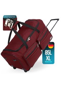 Monzana Saco de viagem com rodas vermelho 85L