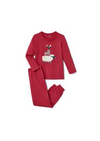 Tchibo - Kleinkind-Pyjama - M&auml;dchen - Gr. 98/104 - rot