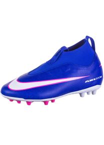 Nike JR ZOOM SUPERFLY 10 ACADEMY AG Fu&szlig;ballschuhe Kinder - Gr&ouml;&szlig;e 35 - blau