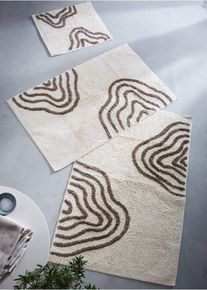 bonprix Covoraș de baie cu model grafic, maro, Covoraş WC suspendat