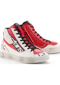 Alpinestars Stated Flair, chaussures , couleur: Blanc/Rouge Clair , taille: 14 US