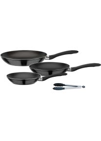 Pfannen-Set GSW "Nova", schwarz, &Oslash;:28cm, Pfannen, Pfannen-Set, Induktion