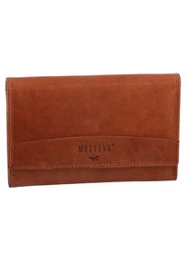 Geldb&ouml;rse Mustang "Udine", Damen, braun (cognac), Leder, Kleinlederwaren Geldb&ouml;rse, Wallet, Gelb&ouml;rse, Purse, Money Purse