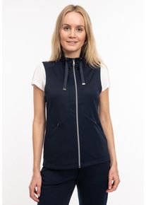 Funktionsweste DEPROC Active "NIGEL PEAK III VEST", Damen, Gr. 50 (XL), blau (navy), 96% Polyester; 4% Elasthan, tailliert, Westen Funktionsweste, auch in Gro&szlig;en Gr&ouml;&szlig;en erh&auml;ltlich