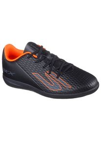 Fu&szlig;ballschuh Skechers "JR YOUTH IC, Skechers Skx_2 Jr Youth Ic", Kinder, Gr. 32, schwarz (bkor schwarz), Lederimitat, Schuhe Fu&szlig;ballschuh, Indoor Court Schuh mit leichter Skechers Move Foam&trade;-D&auml;mpfung