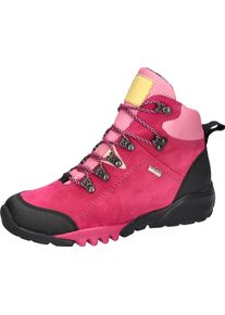 Waldl&auml;ufer Trekkingschuh WALDL&Auml;UFER "H-AMIATA", Damen, Gr. 6,5, pink (magenta, ros&eacute;, schwarz), Gummi, Textil, Veloursleder, Schuhe Trekkingschuh, Outdoorschuh, Wanderschuh, Schn&uuml;rboots, Schuhweite H (= sehr weit)