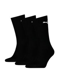 Sportsocken Puma "UNISEX LIGHT CREW SOCK", Herren, Gr. 47-49, schwarz, Baumwollmischung, elastisch, Socken Sportsocken, Mit flacher Zehennaht, Topseller