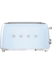 Smeg Toaster "TSF02PBEU", blau (pastellblau), B:39,4cm H:21,5cm T:20,8cm, Toaster, Toaster