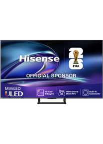 HISENSE QLED Mini LED-Fernseher "65E89Q", Energieeffizienz: E, schwarz, 65 &Prime;, Fernseher, 4K UHD MiniLED Smart TV, QLED Mini LED-Fernseher