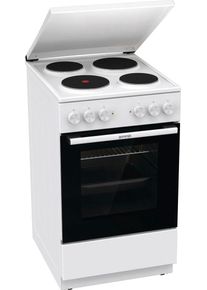 Gorenje Platten-Standherd "GE 5A23WH", Energieeffizienz: A, wei&szlig;, Herdsets, AirFry, Platten-Standherd