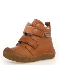 Lauflernschuh Naturino "WIGGHI VL", M&auml;dchen, Gr. 30, Warmfutter, braun (cognac), Nappaleder, Schuhe Lauflernschuh, Barfu&szlig;schuh mit Warmfutter, Gr&ouml;&szlig;enschablone zum Download