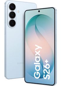 Samsung Smartphone "Galaxy S26+", Energieeffizienz: A, sky blau, 256 GB, Mobiltelefone, Smartphone