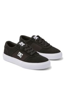 Sneaker DC Shoes "Teknic", Jungen, Gr. 4(35), schwarz-wei&szlig; (schwarz, wei&szlig;), Obermaterial:OBERMATERIAL: LEDER (KUH) / FUTTER: TEXTIL / AUSSENSOHLE: GUMMI;, Schuhe Sneaker