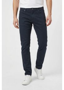 Jack & Jones 5-Pocket-Hose JACK & JONES "JPSTGLENN DYLAN ORIGINAL", Herren, Gr. 33, L&auml;nge 34, schwarz navy, Web, Obermaterial: 98% Baumwolle, 2% Elasthan, unifarben, slim fit kn&ouml;chellang, Hosen 5-Pocket-Hose