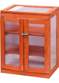 Gew&auml;chshaus DOBAR "Mini", braun, B:58cm T:43cm, Gew&auml;chsh&auml;user, Gew&auml;chshaus