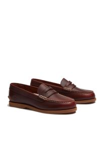 Bootsschuh Timberland "CLASSIC BOAT - LOAFER SHOE", Damen, Gr. 36, bur f grain, Leder, Schuhe Bootsschuh, Classic Boat Loaferschuh aus Timberland Premium Leder