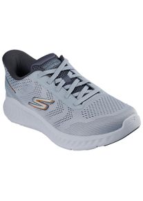 Slip-On Sneaker Skechers "GO WALK NOW-PAYTON", Herren, Gr. 40, grau, Textil, Schuhe Slip-On Sneaker, Trainingsschuh, Schn&uuml;rschuh mit Handsfree Slip-ins