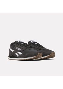 Sneaker Reebok CLASSIC "CLASSIC AZ", Damen, Gr. 38,5, washed schwarz, schwarz, chalk, Leder, Synthetik, Textil, Schuhe Sneaker