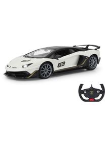 RC-Auto Jamara "Lamborghini Aventador SVJ Performance 1:14, 2,4 GHz", silber (silberfarben), Fernlenkfahrzeuge, KinderB:16cm H:8cm T:35cm, Kunststoff, RC-Auto, B:16cm H:8cm T:35cm