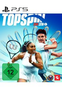 2K Spielesoftware "TopSpin 2K25", transparent (ohne farbbezeichnung), PlayStation 5, Spielesoftware, Spielesoftware