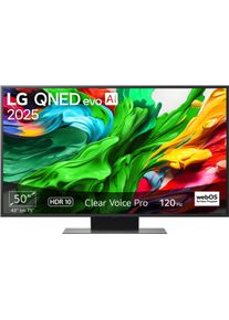 LG QNED-Fernseher "50QNED8FA6A", Energieeffizienz: E, schwarz, 50 &Prime;, Fernseher, QNED-Fernseher