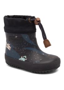 Gummistiefel bisgaard "baby thermo rubber", M&auml;dchen, Gr. 27, blau (dunkelblau, space), Gummi, Basic, Schuhe Gummistiefel, Regenstiefel mit Wollfutter, Gr&ouml;&szlig;enschablone zum Download