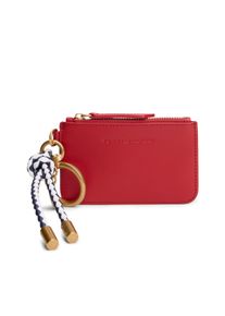 Schl&uuml;sselanh&auml;nger Tommy Hilfiger "TH CHARMS MULTI", Damen, rot, Leder, Schl&uuml;sselanh&auml;nger Schl&uuml;sselanh&auml;nger, Taschenanh&auml;nger, Accessoires, Taschen Charm, Bag Charm mit Logopr&auml;gung